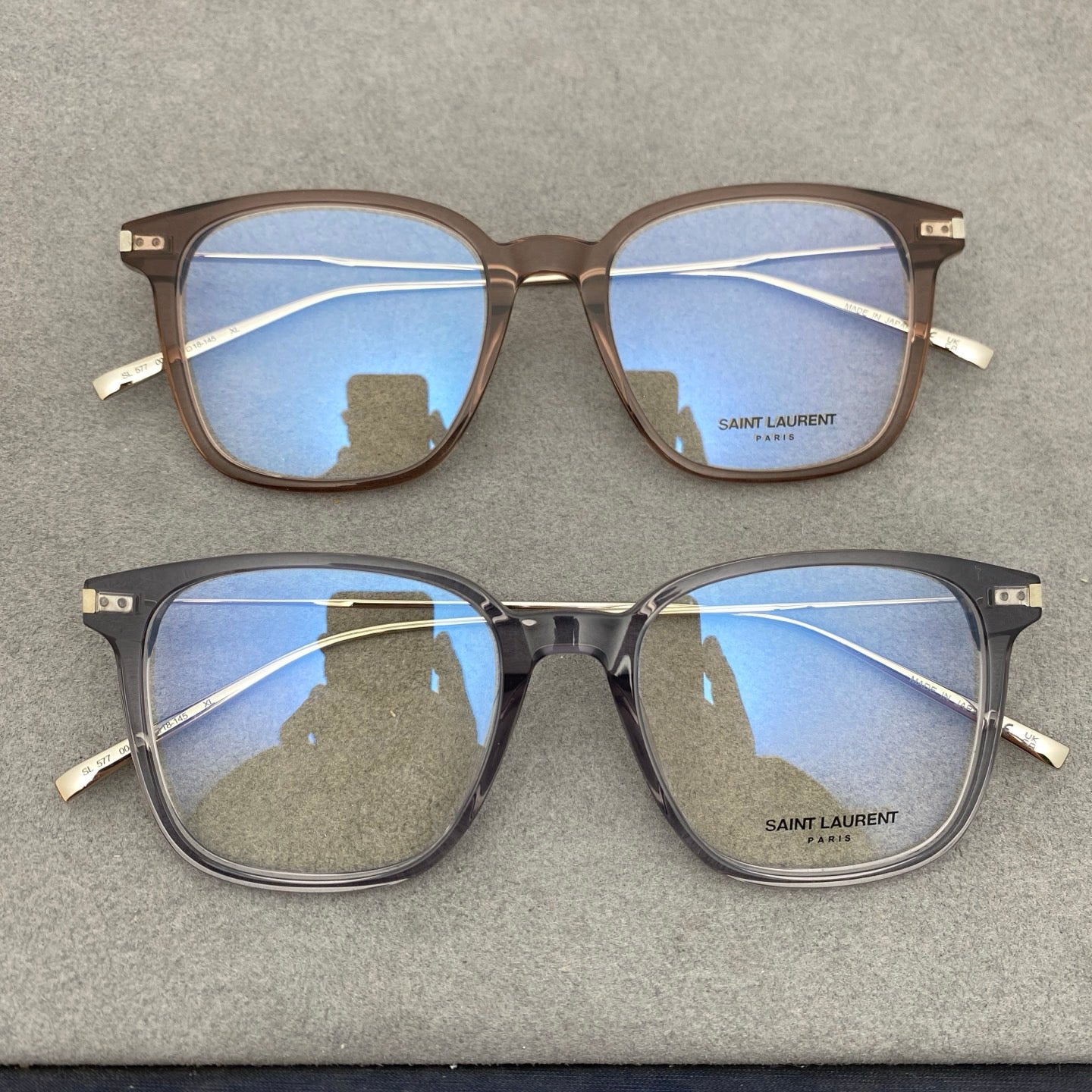 Inspired Saint Laurent SL577 – Acetate & Metal Unisex Eyeglasses (1:1 Mirror Quality)