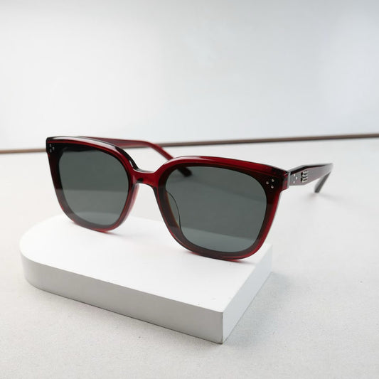 Gentle Monster Loloe RC3 – Translucent Red Square Sunglasses (Inspired, 1:1 Mirror Quality)