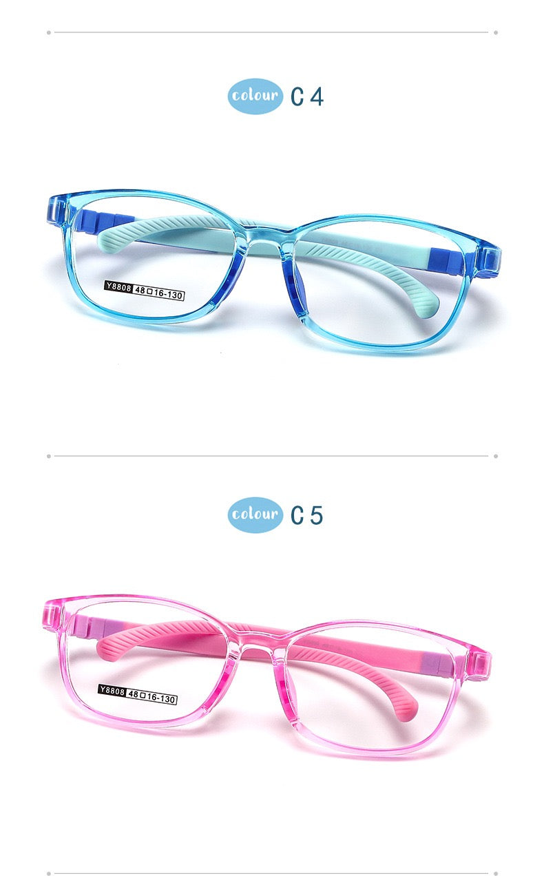 Kids Lightweight Eyeglass Frame – Model T8808 (Ages 6–12)