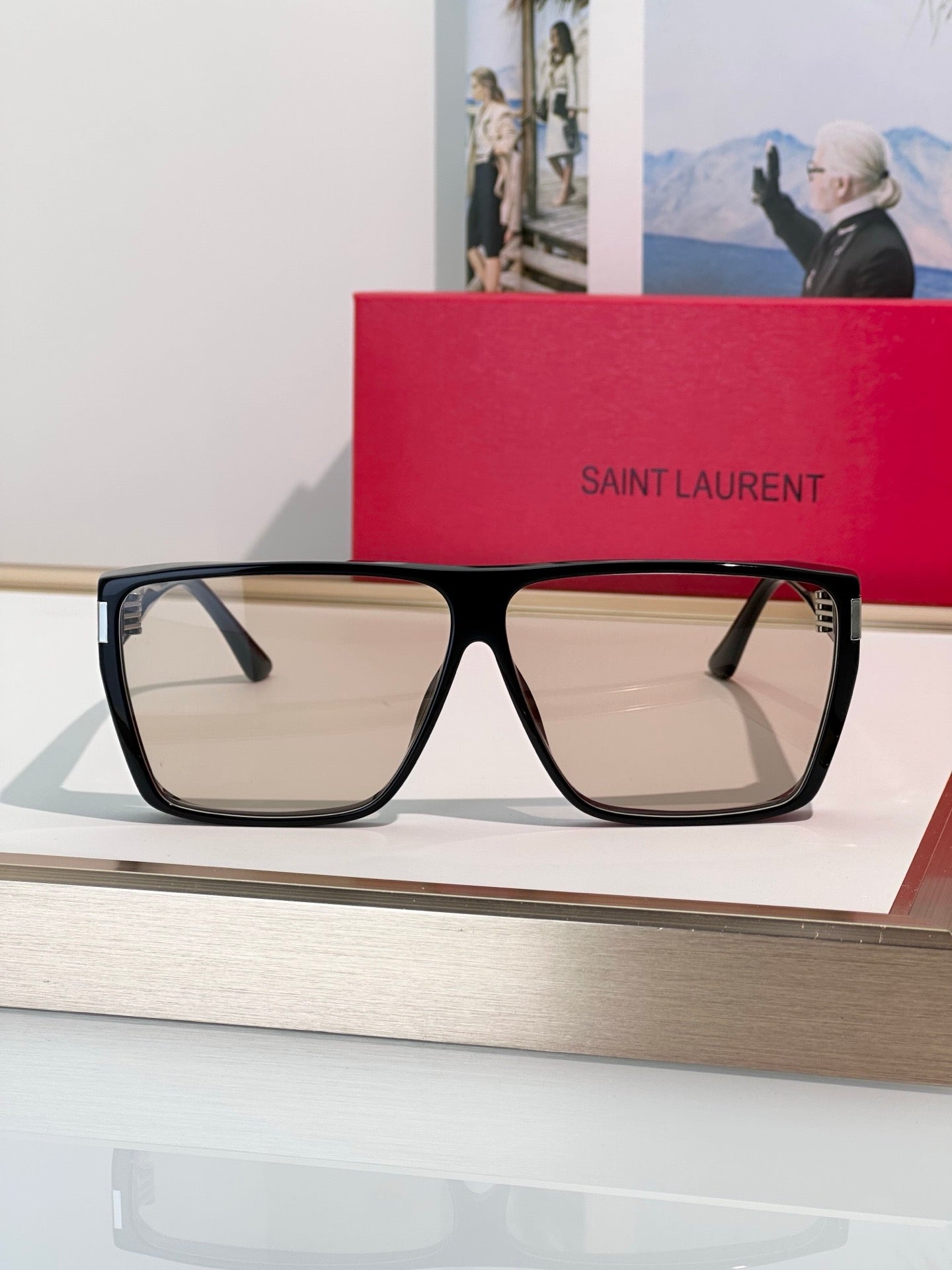 Inspired Saint Laurent SL756 – Oversized Square Frame Glasses (1:1 Mirror Quality)