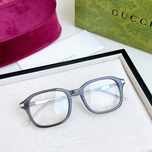 Gucci Inspired GG1891O Optical Glasses – Rectangular Acetate–Metal Frame