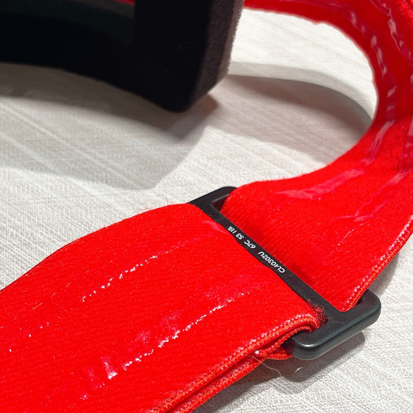 Inspired Celine Ski Goggles – Red Oversized Shield (Unisex)