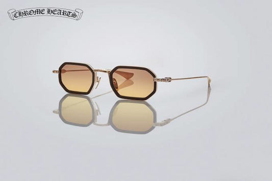 Inspired Chrome Hearts STYLIDA – Octagonal Metal Sunglasses with Zeiss Lenses (1:1 Mirror Quality)