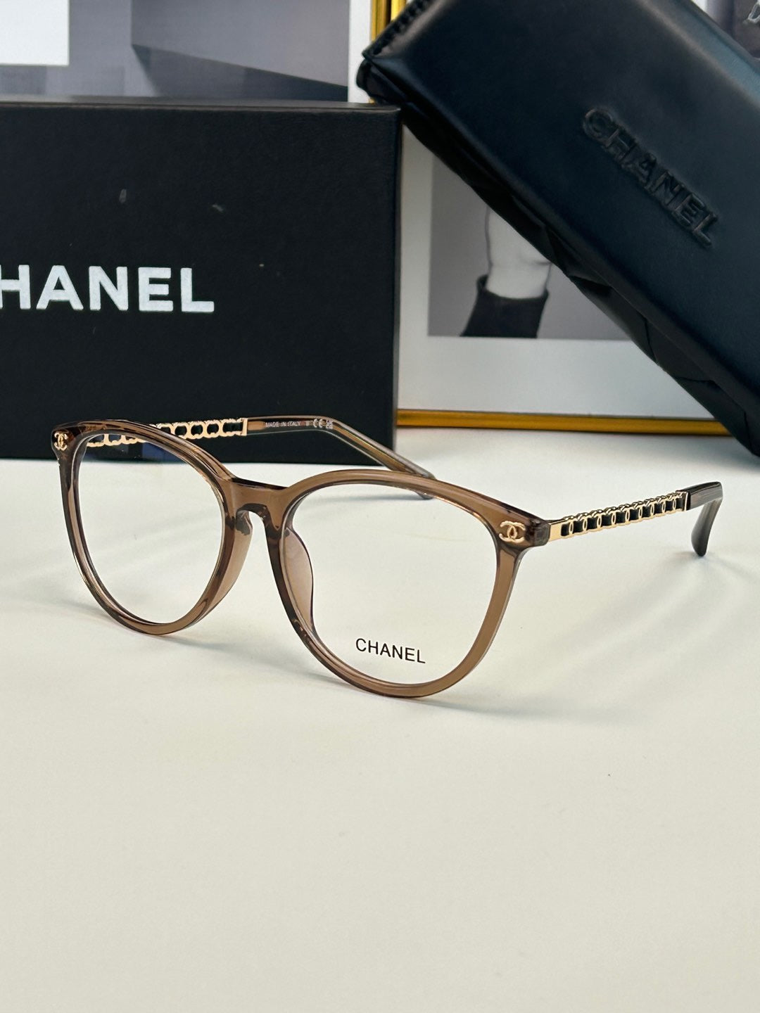 Inspired Chanel 3478 – Retro Cat-Eye Eyeglasses (1:1 Mirror Quality)