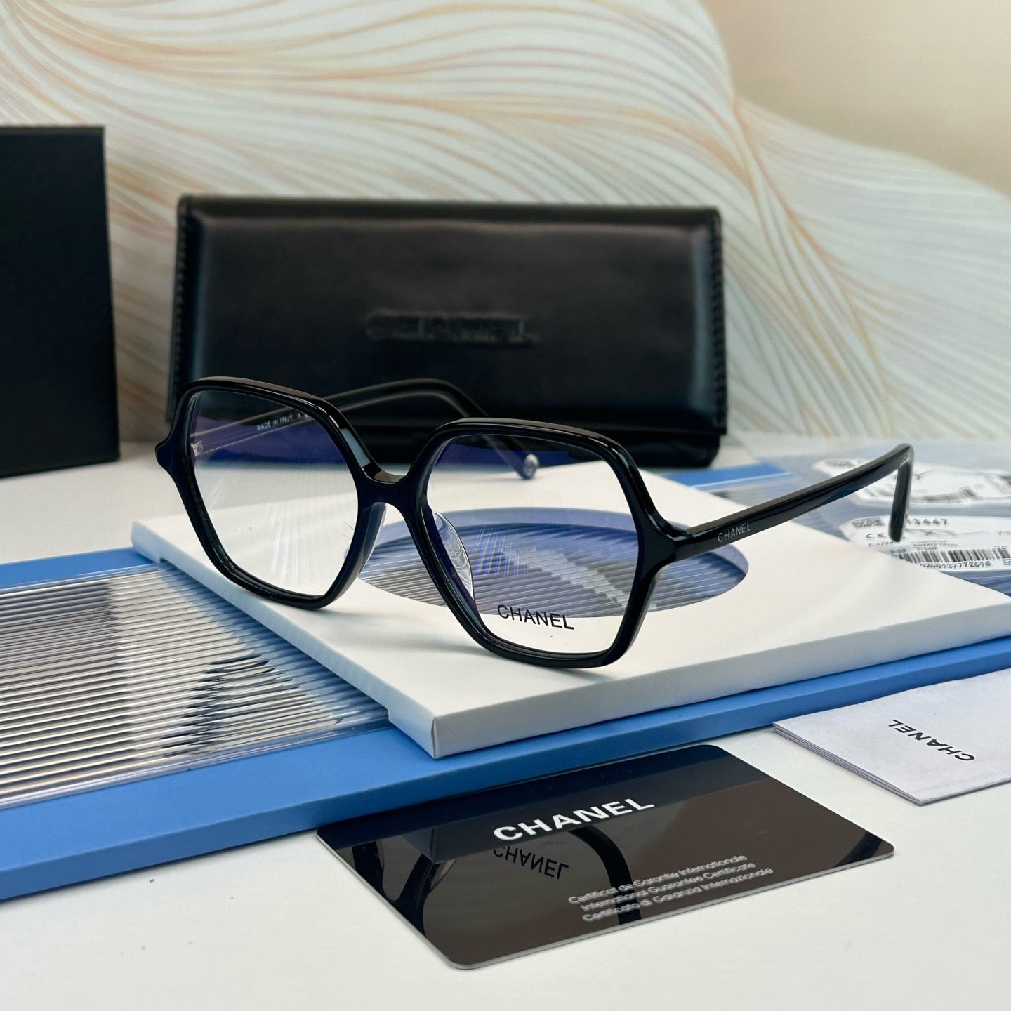 Inspired Chanel 3447 – Geometric Oversized Eyeglasses (1:1 Mirror Quality)