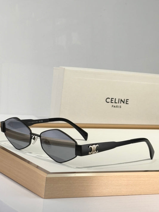 Inspired CELINE CL40254U – Triomphe Metal 02 Sunglasses (1:1 Mirror Quality)