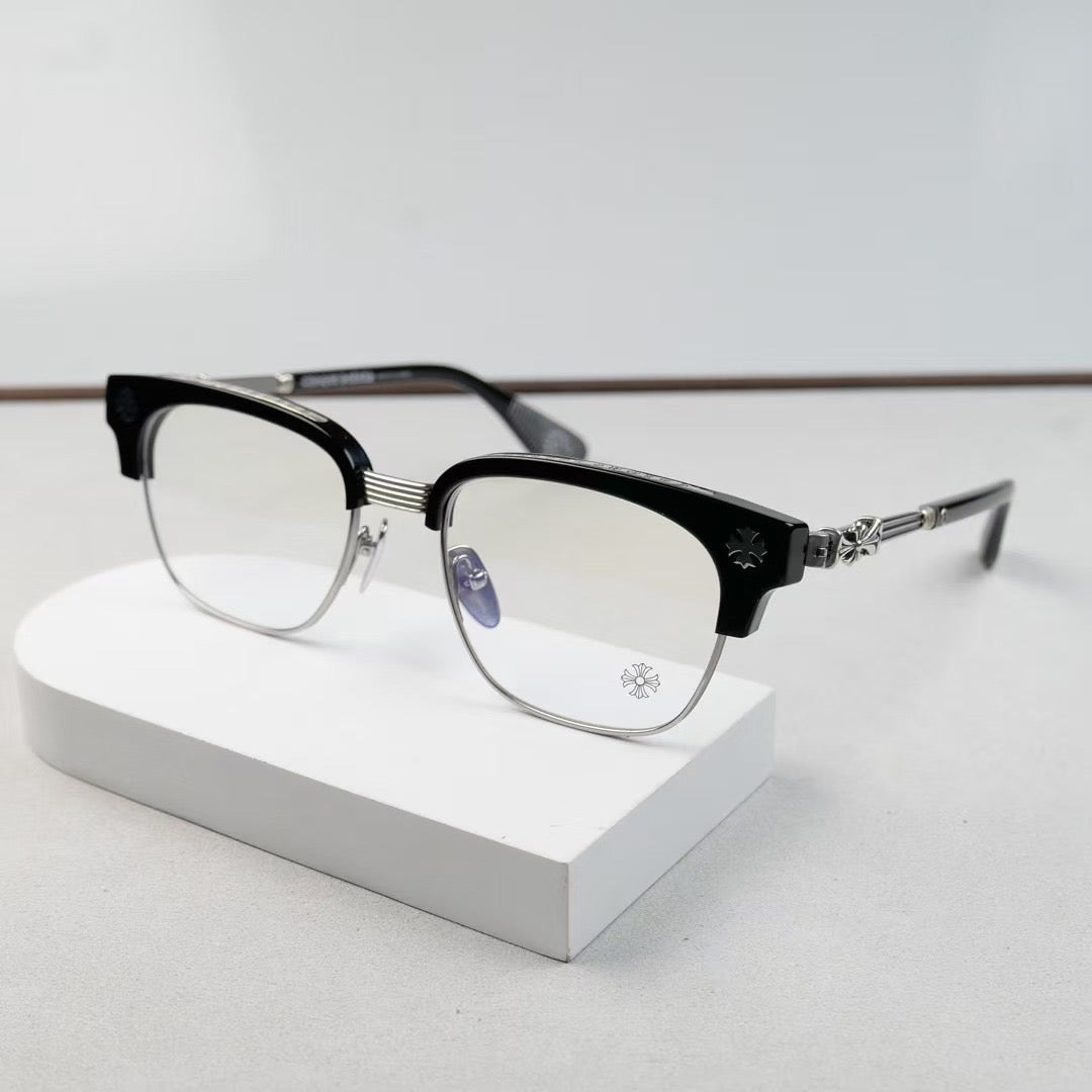 Inspired Chrome Hearts BONENNOISSEUR – 925 Silver Detail Eyeglasses (1:1 Mirror Quality)