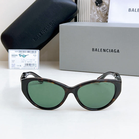 Inspired Balenciaga BB0209SA – Tortoise Cat-Eye Sunglasses (1:1 Mirror Quality)