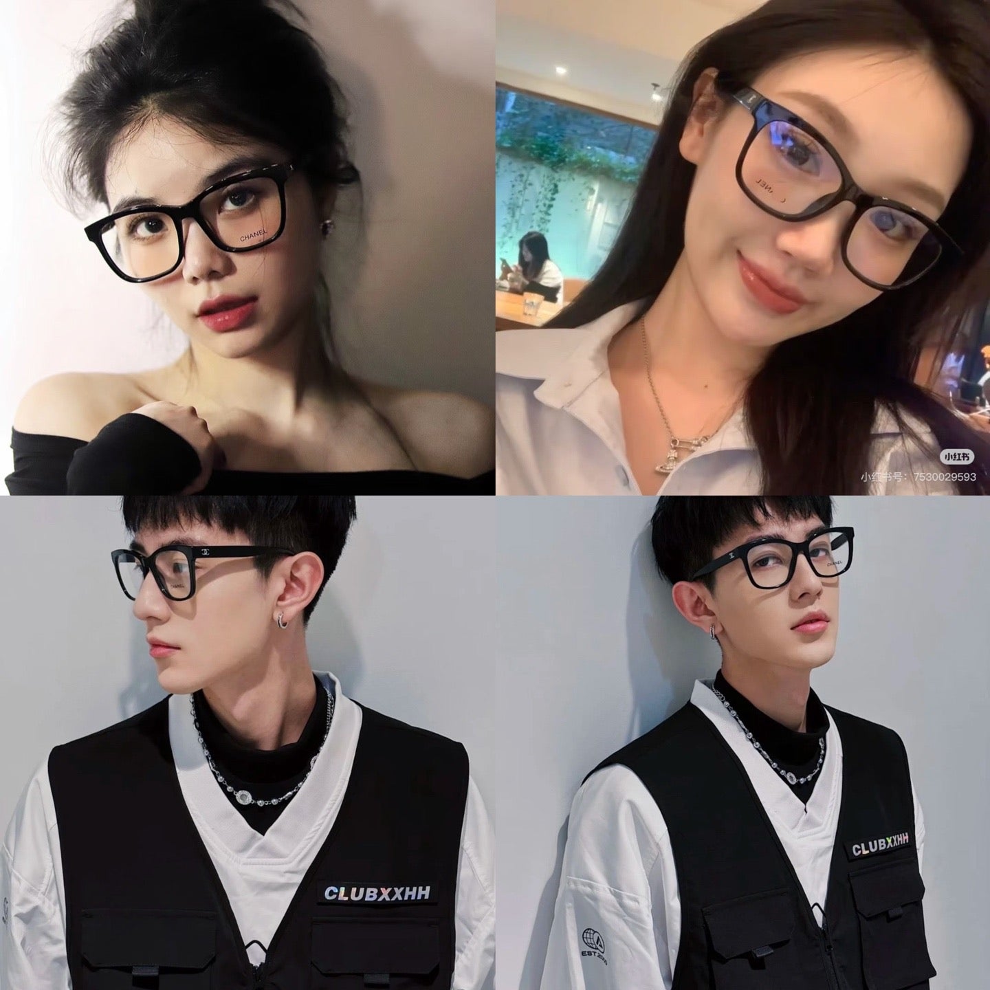 Inspired Chanel CH3392 – Oversized Square Eyeglasses (1:1 Mirror Quality)
