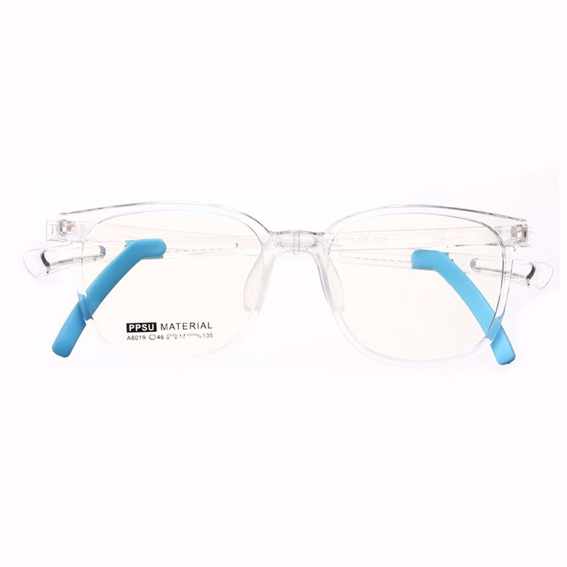 Kids Ultra-Light Eyeglass Frame – Model A8019 (Ages 7–12)