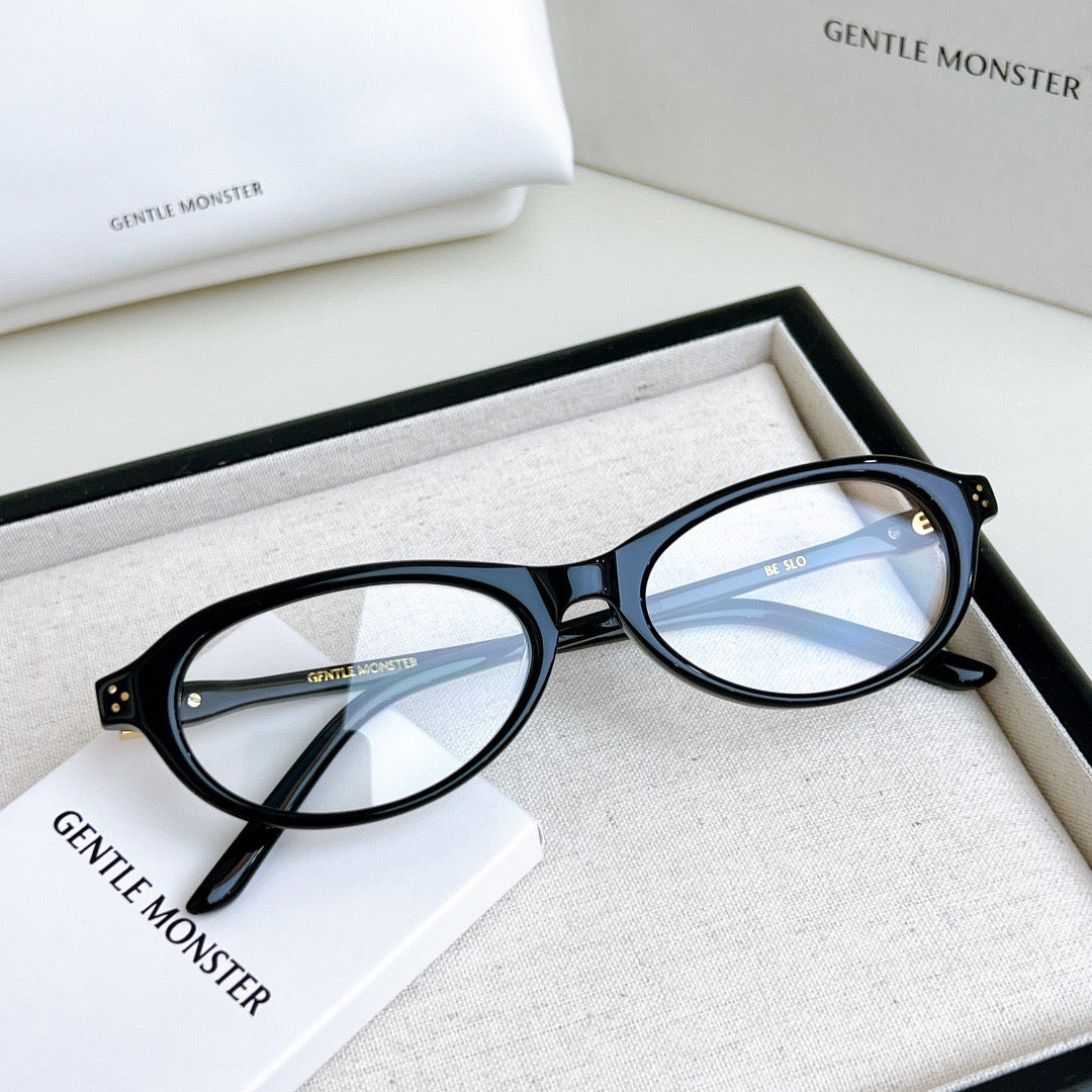 Inspired Gentle Monster Be Slo – Retro Oval Optical Eyeglasses (1:1 Mirror Quality)