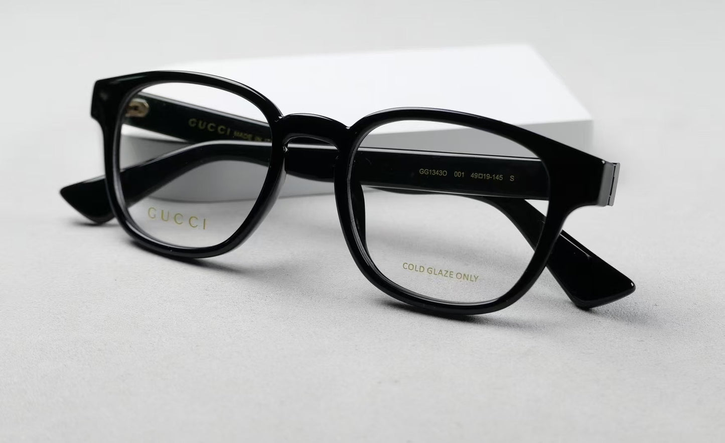 GG1343O Inspired Square Acetate Optical Glasses – Classic Full-Rim Frame