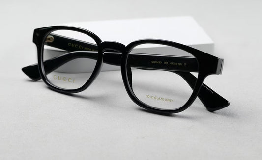 GG1343O Inspired Square Acetate Optical Glasses – Classic Full-Rim Frame