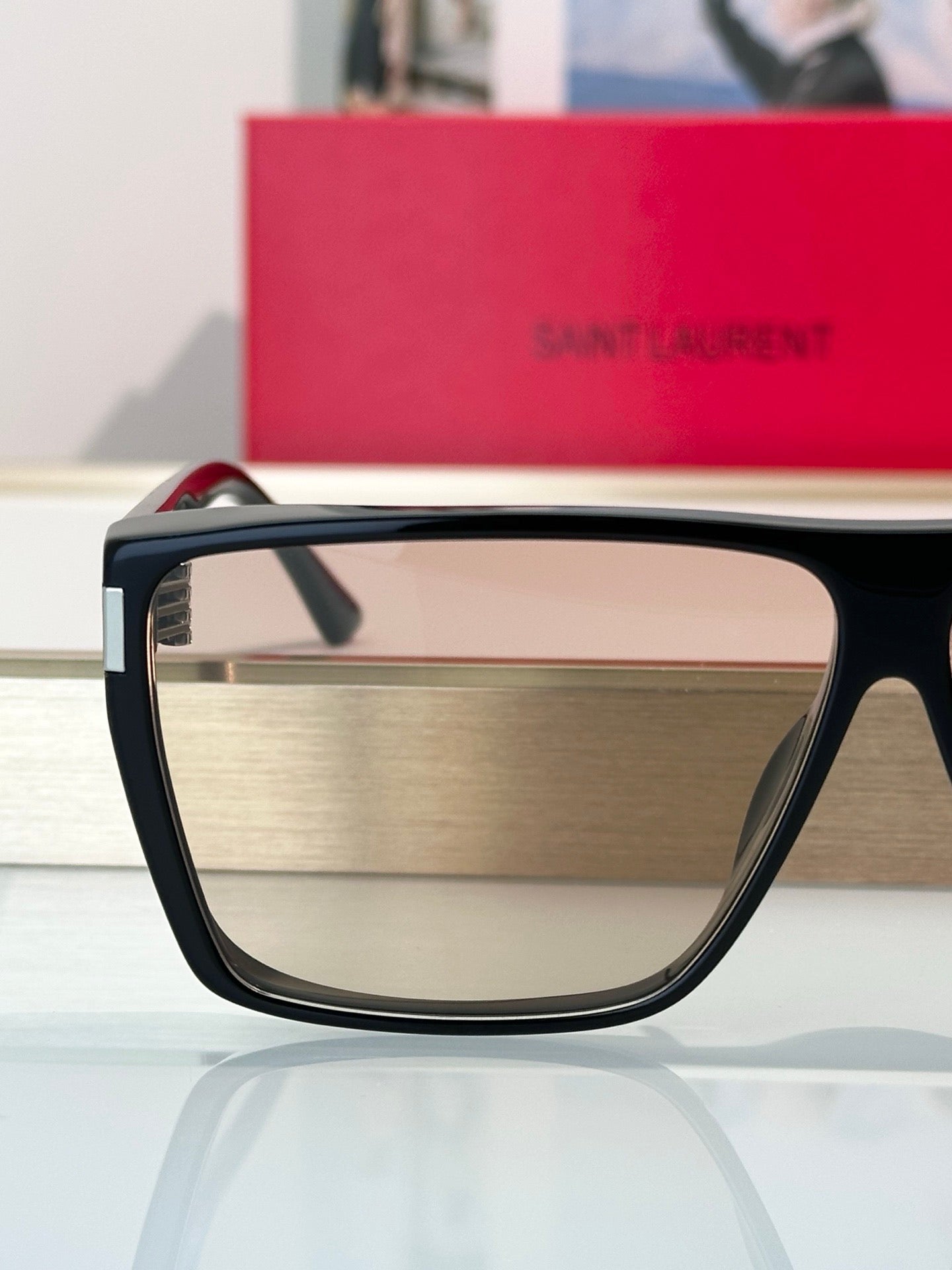 Inspired Saint Laurent SL756 – Oversized Square Frame Glasses (1:1 Mirror Quality)