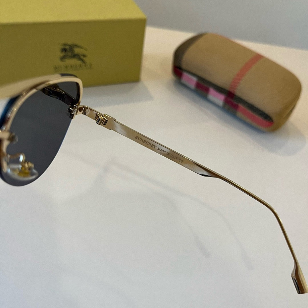 Inspired Burberry 2484 – Pilot Aviator Sunglasses (1:1 Mirror Quality)