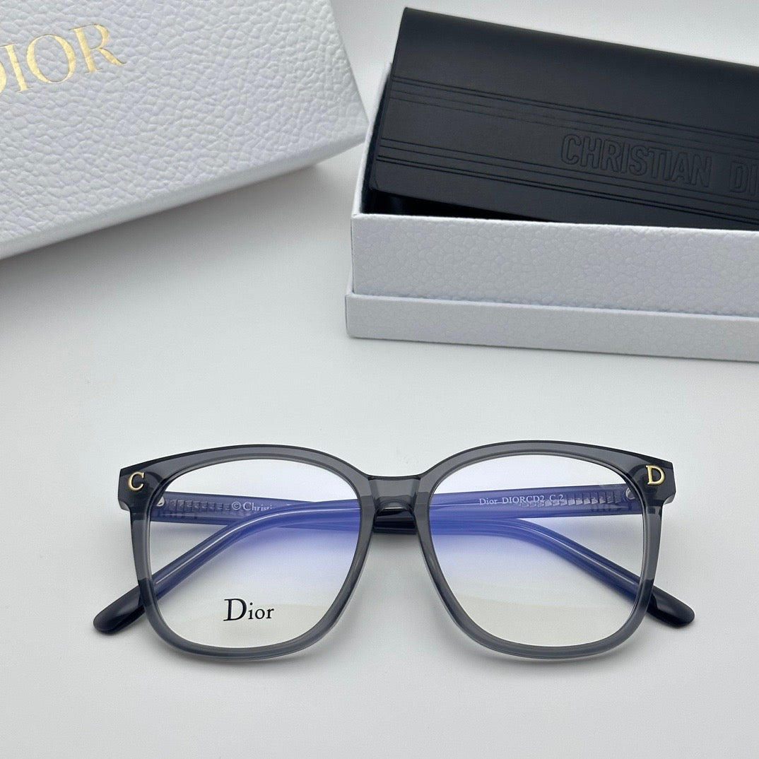 Dior CD2 – Unisex Square Optical Eyeglasses (1:1 Mirror Quality)