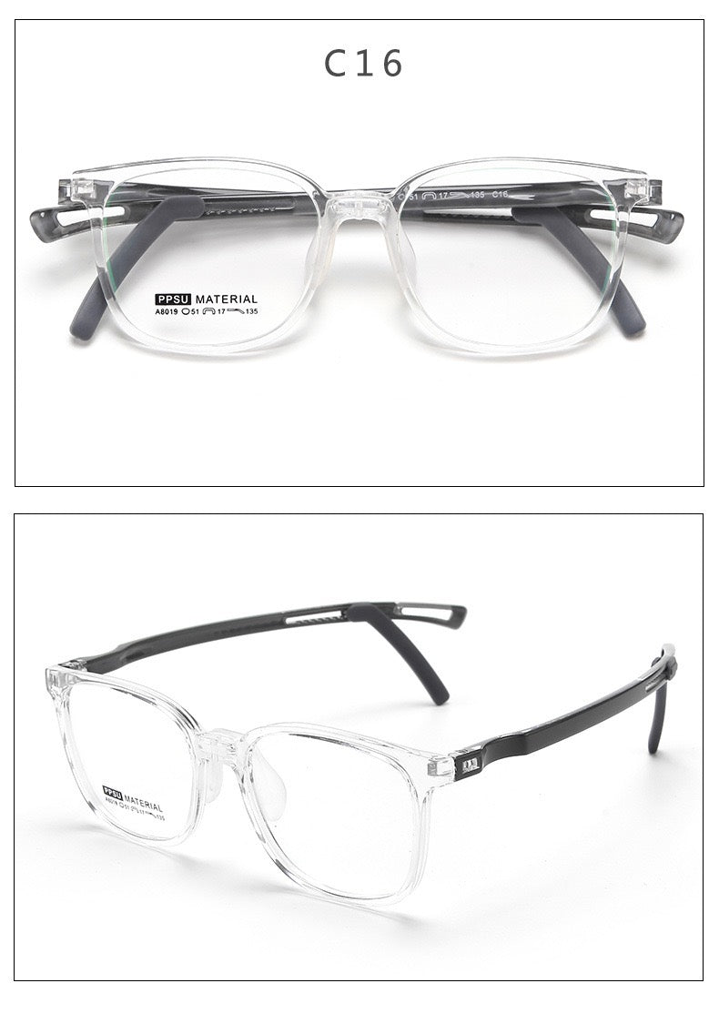 Kids Ultra-Light Eyeglass Frame – Model A8019 (Ages 7–12)
