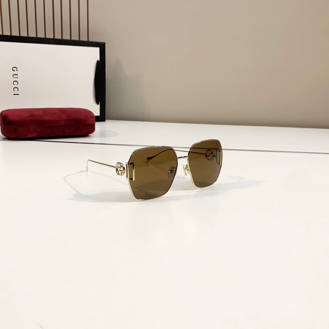 Inspired Gucci GG1207SA –Square Sunglasses (1:1 Mirror Quality)- Brown