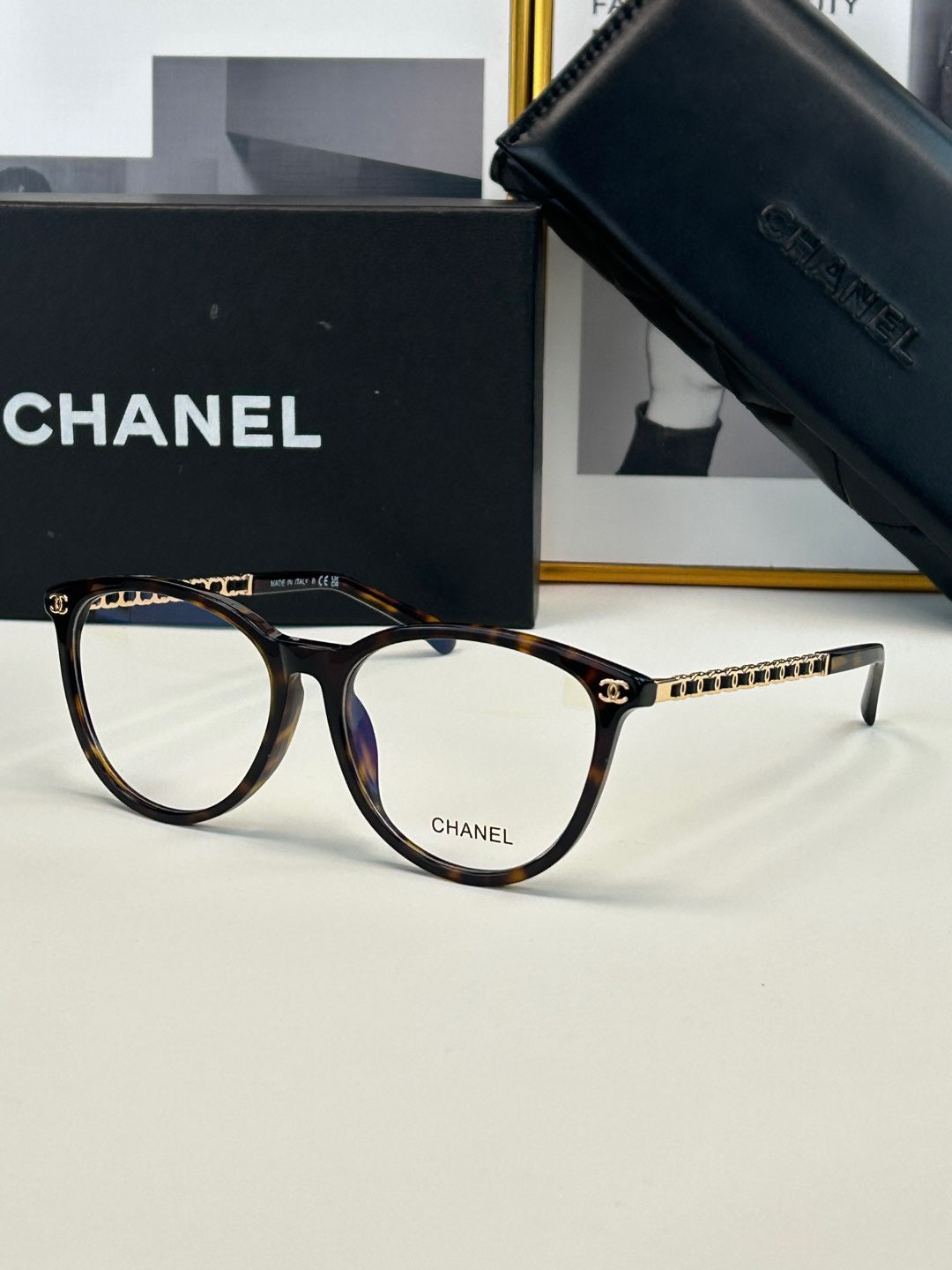 Inspired Chanel 3478 – Retro Cat-Eye Eyeglasses (1:1 Mirror Quality)