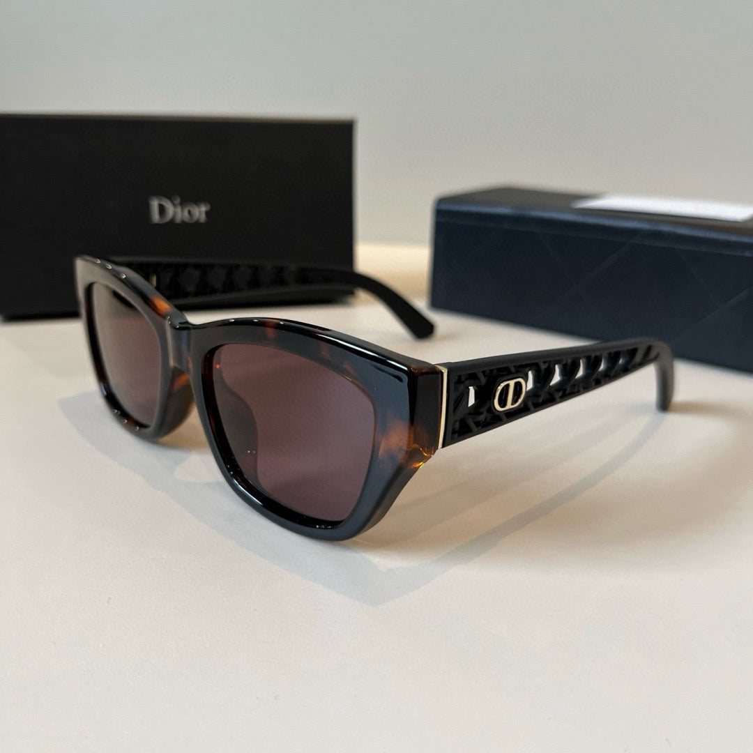 Inspired Dior 8132 – Lattice Temple Cat-eye Sunglasses (1:1 Mirror Quality)