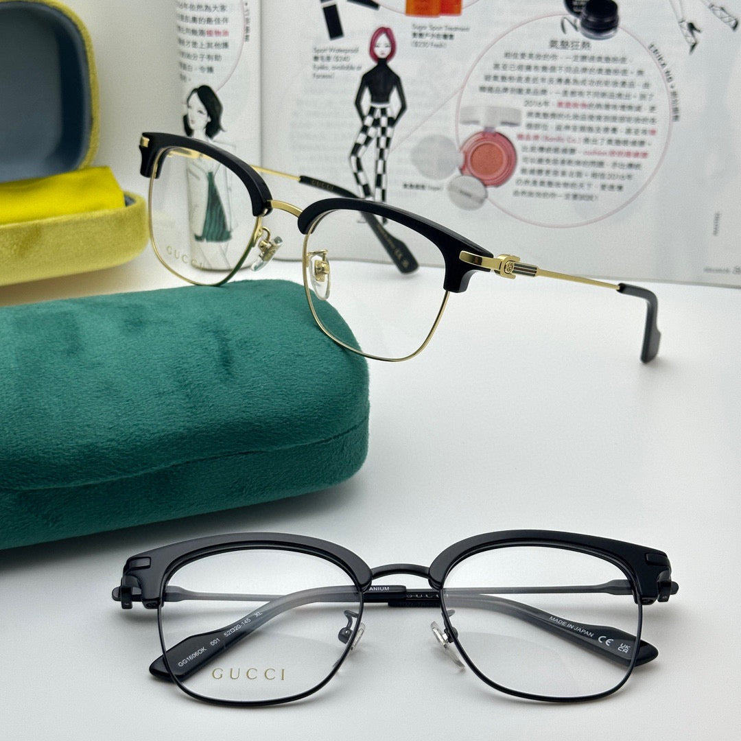 GG1606OK Inspired Browline Optical Glasses – Lightweight Half-Rim Frame
