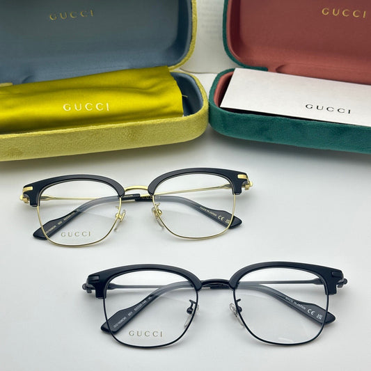 GG1606OK Inspired Browline Optical Glasses – Lightweight Half-Rim Frame