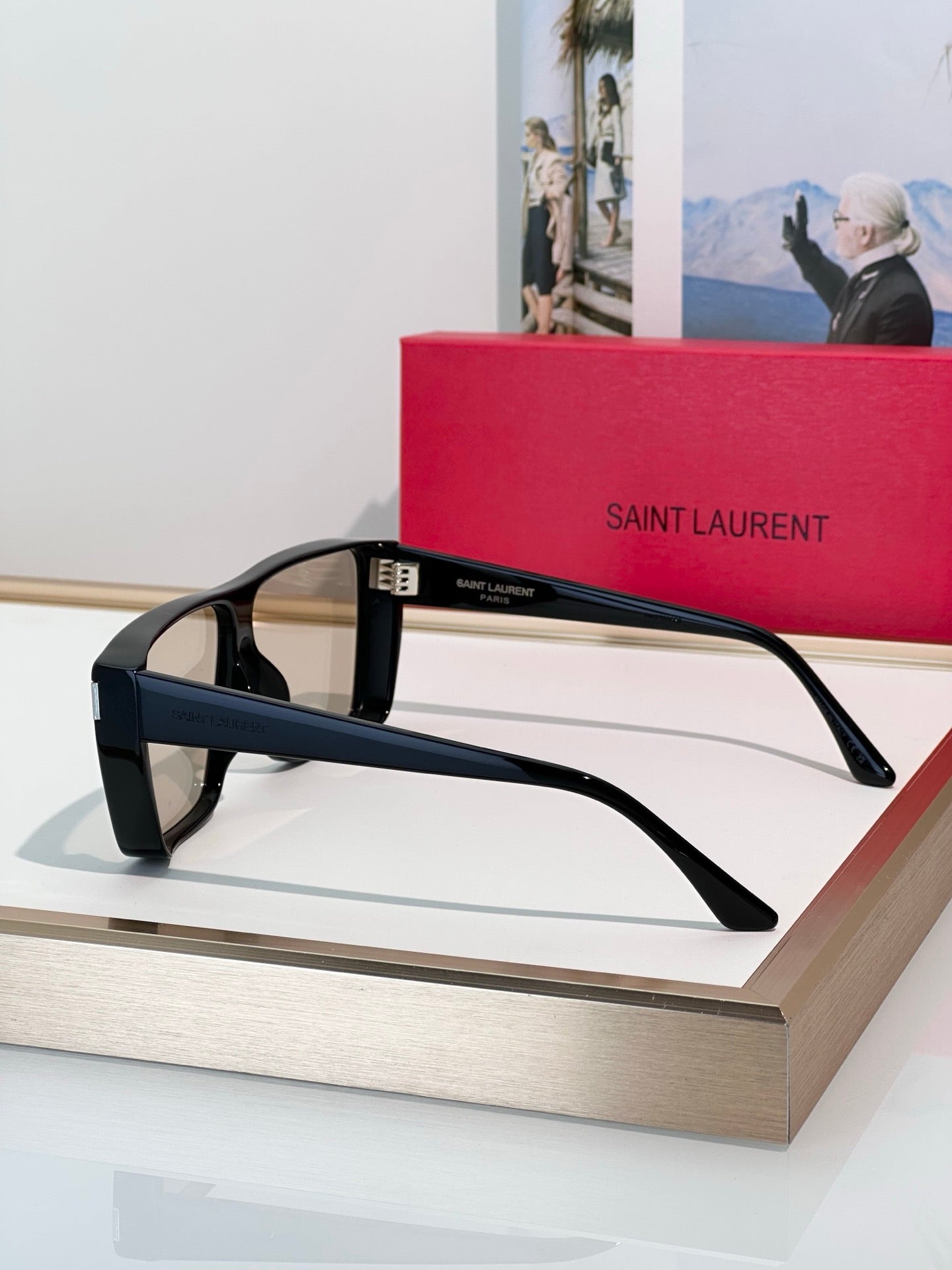 Inspired Saint Laurent SL756 – Oversized Square Frame Glasses (1:1 Mirror Quality)