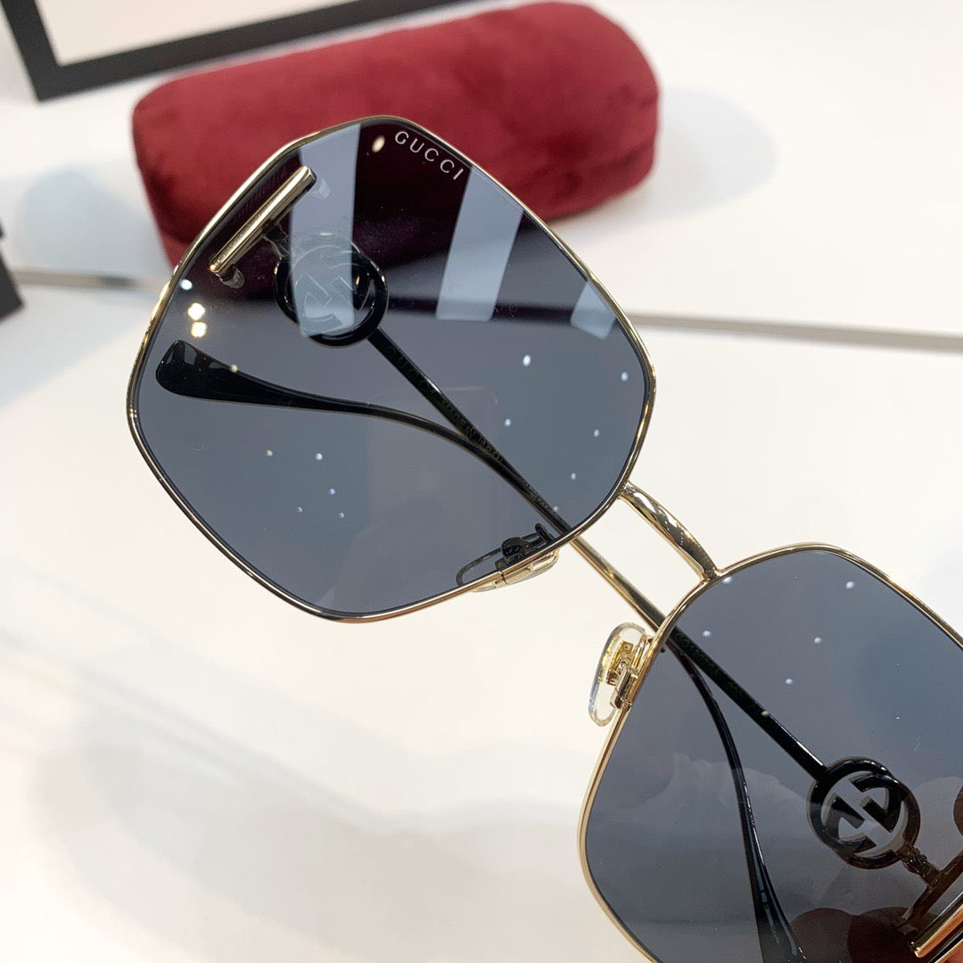 Inspired Gucci GG1207SA –Square Sunglasses (1:1 Mirror Quality)- Dark Grey