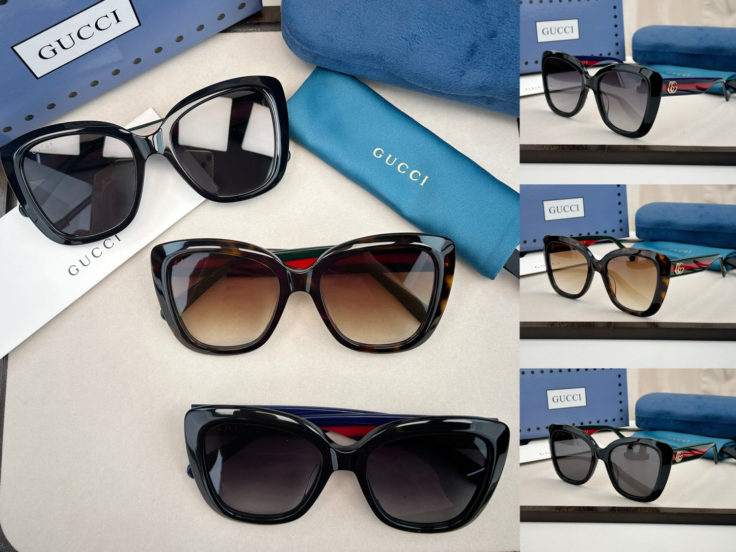 Inspired Gucci GG0860S – Cat-Eye Oversized Sunglasses (1:1 Mirror Quality)