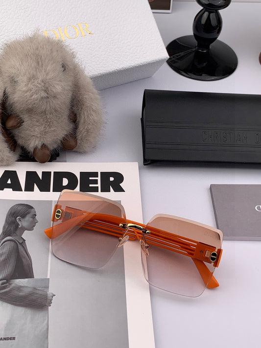 Inspired Dior D6296 – Rimless Square Gradient Sunglasses (1:1 Mirror Quality)