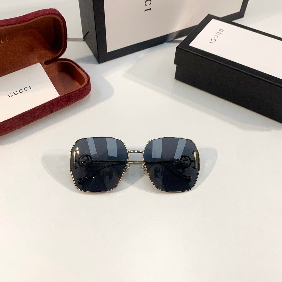 Inspired Gucci GG1207SA –Square Sunglasses (1:1 Mirror Quality)- Dark Grey