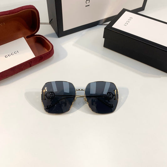 Inspired Gucci GG1207SA –Square Sunglasses (1:1 Mirror Quality)- Dark Grey