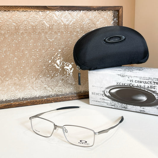 OX5121 Silver Eyeglasses- Inspired by Oakley Titanium Lightweight Designer-Inspired Frame