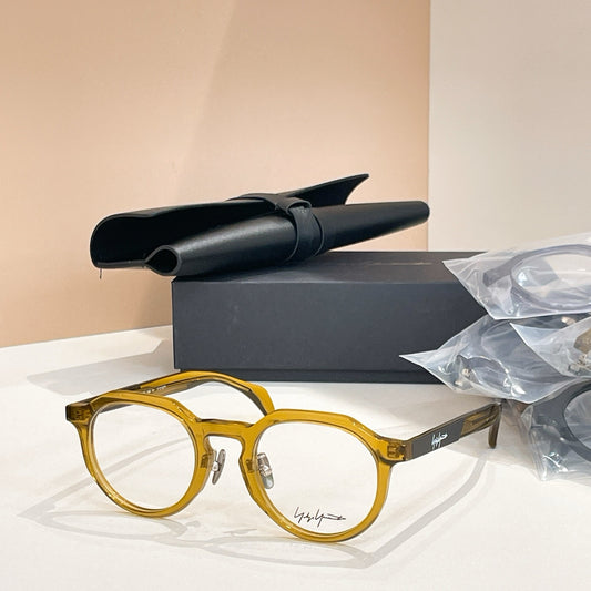 Model: 19-1005 Yellow Eyeglasses -Inspired Yohji Yamamoto