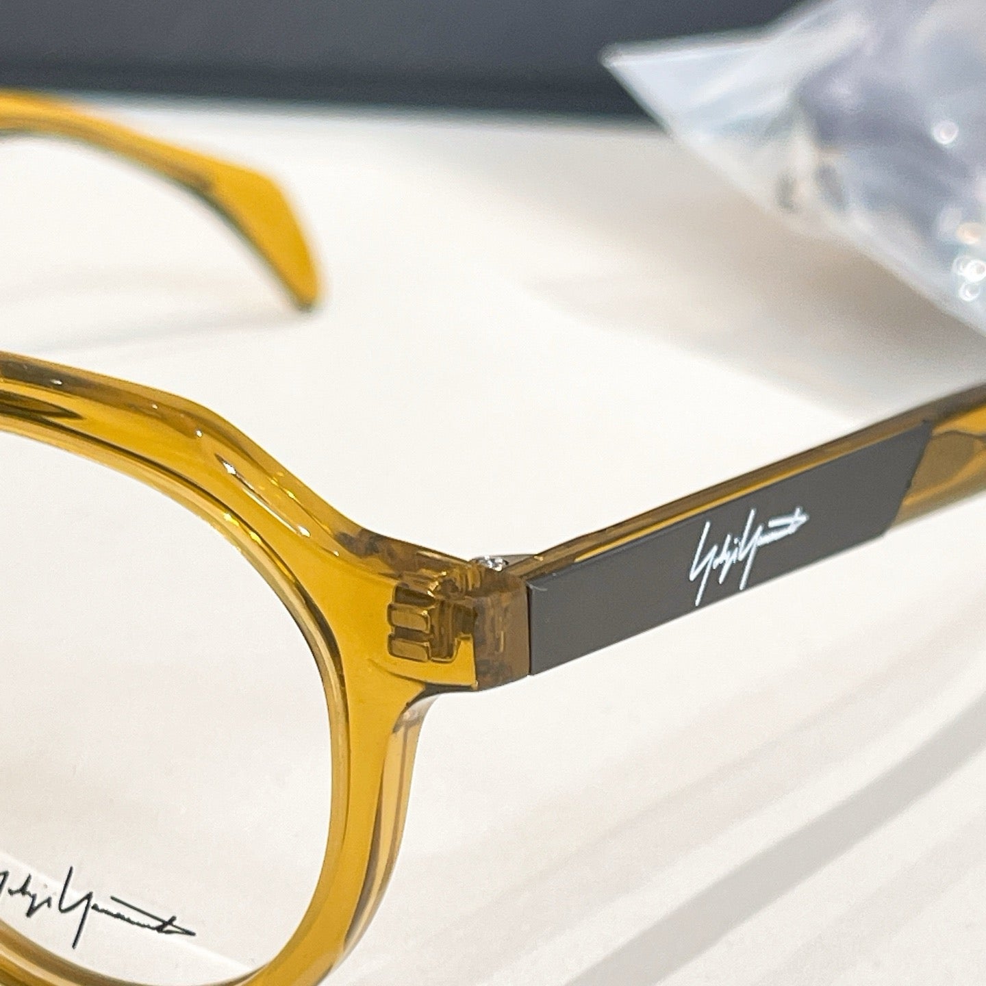 Model: 19-1005 Yellow Eyeglasses -Inspired Yohji Yamamoto