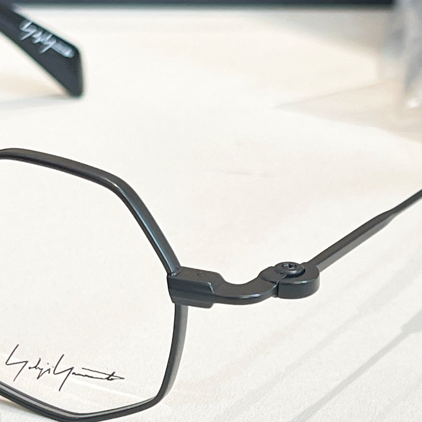 Model: YY1308 Black Eyeglasses -Inspired Yohji Yamamoto