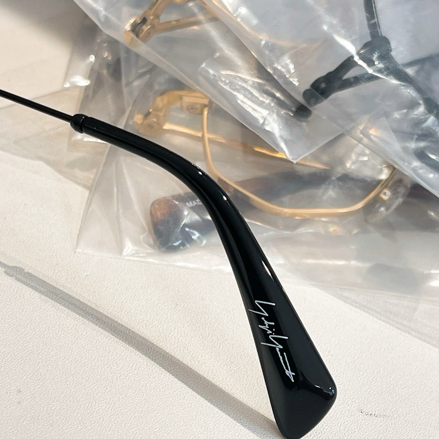 Model: YY1308 Black Eyeglasses -Inspired Yohji Yamamoto